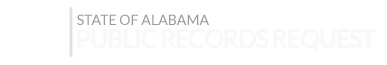 Alabama Public Records Request logo